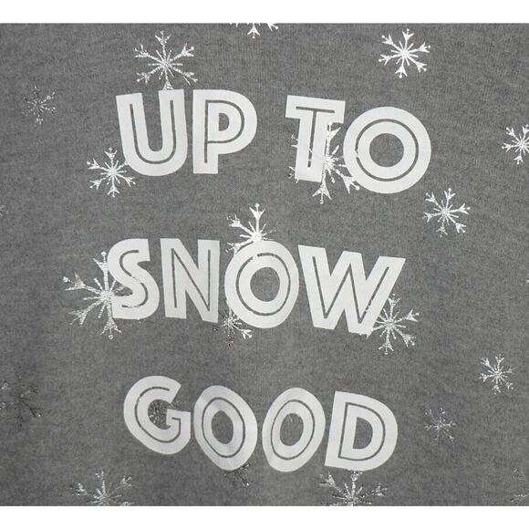C & C California "Up To Snow Good" Lightweight Pullover in Grey XL (14/16) $28 - Picture 3 of 5